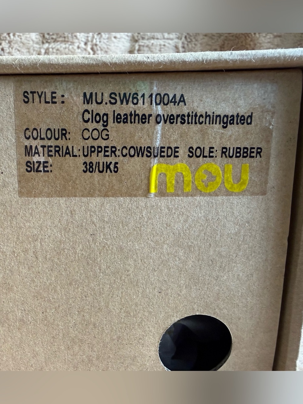 Mou Overstitched Suede Platform Rivets Clog - 8/38 Worn Once! - Picture 10 of 12
